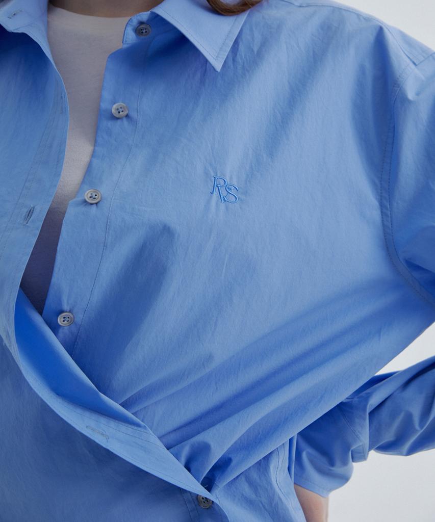 RAVEROUS Rvs Wrap Shirt Blue