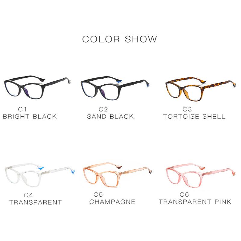 Anti-blue Light Glasses Fashion Cat Eye Eyewear Women Men Luxury Eyeglasses Blue Light Blocking Man Lady Computer Eyeglas