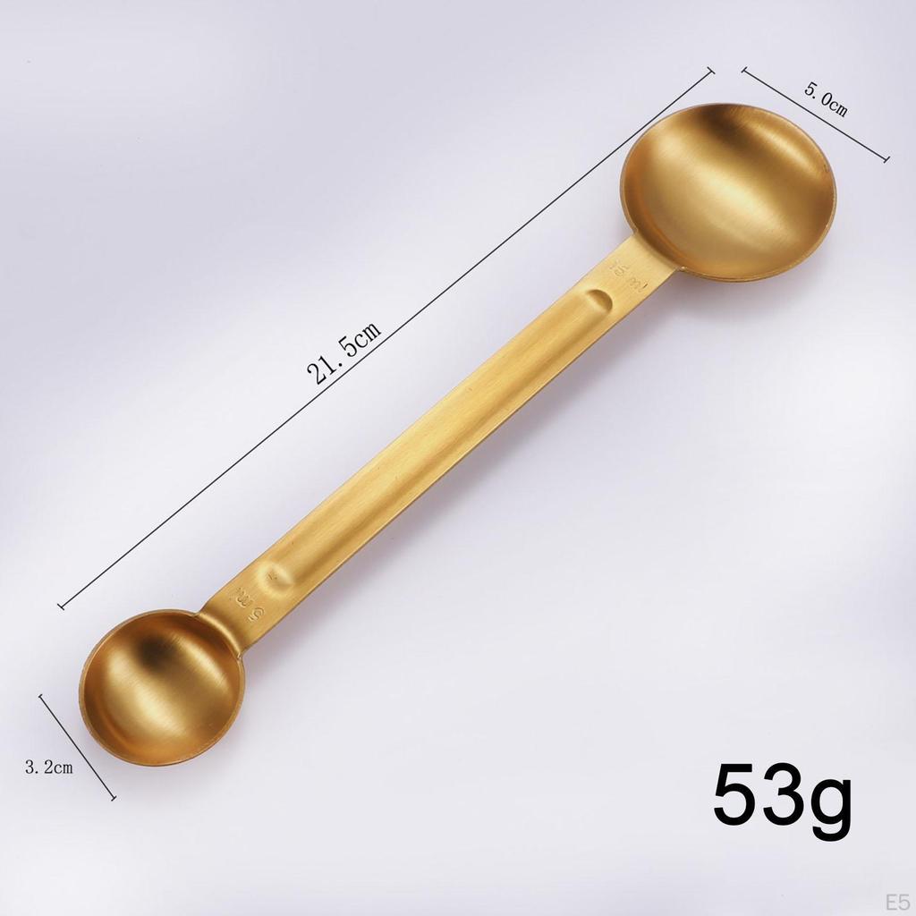 Coffee Measuring Spoon, Double-sided Tablespoon for Ground