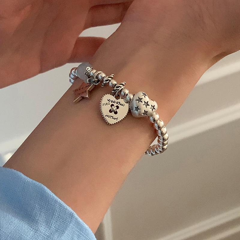 Love Star Beaded Bracelet Women'S Light Luxury Niche High-End Sense Exquisite Personality Fashion Versatile Bracelet Jewelry