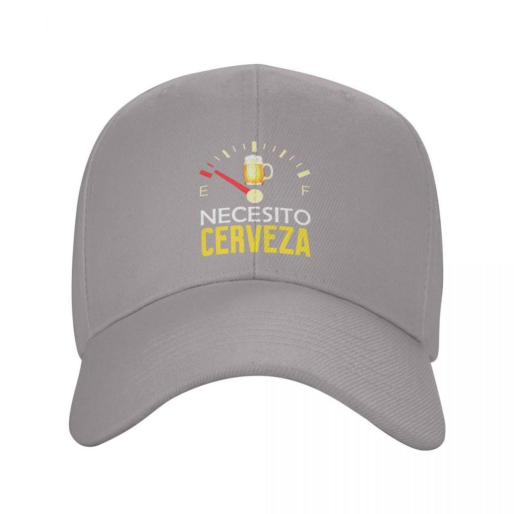 Custom Classic Unisex Necesito Cerveza I Need Beer Baseball Cap Adult Adjustable Dad Hat Women Unisex Outdoor Snapback Caps