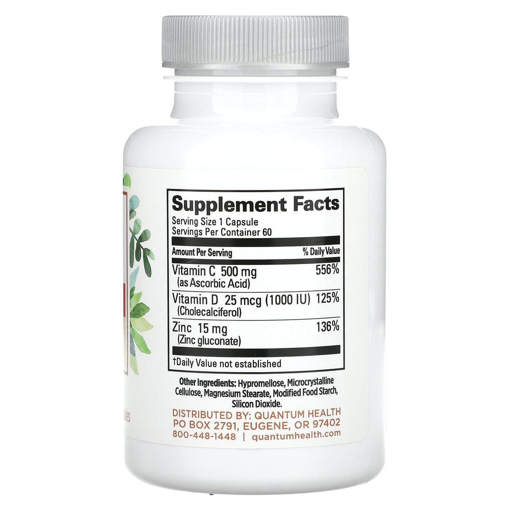 Cdz, Immunity Booster, 60 Capsules