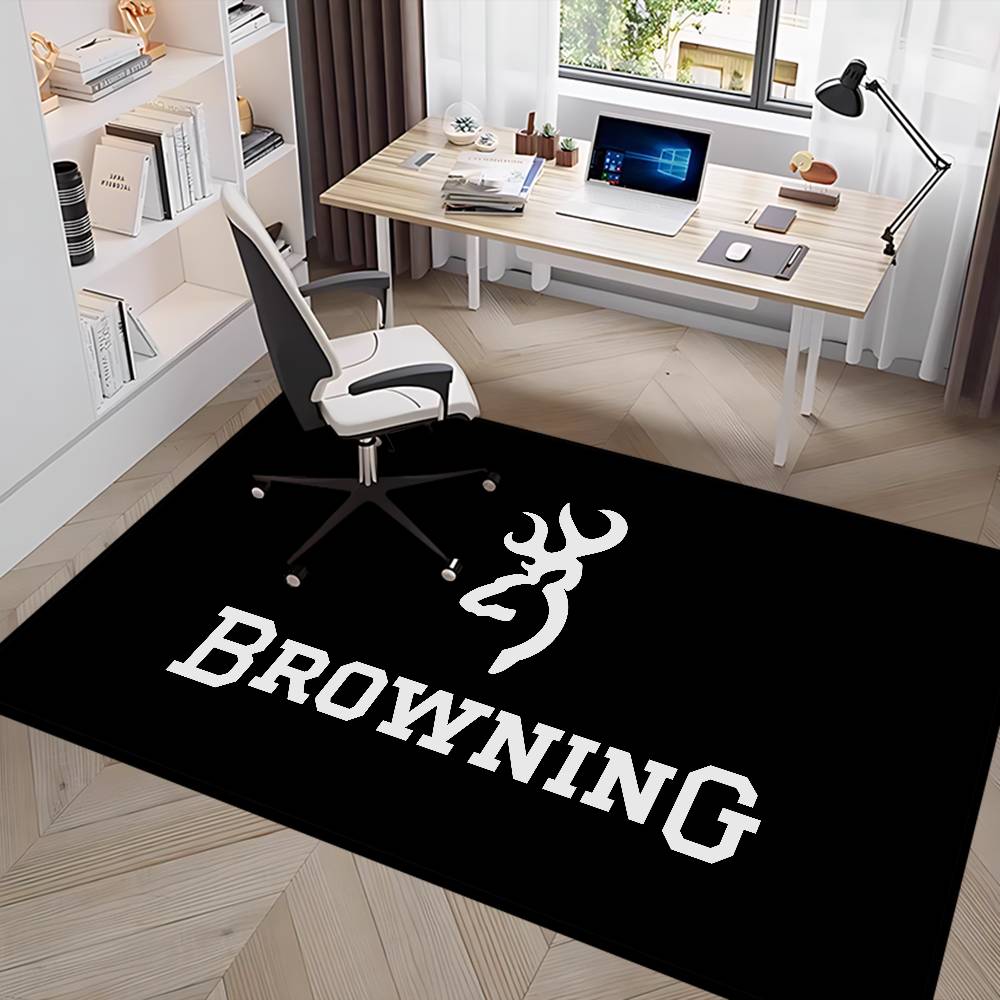 Tappetino B-Browning Logo Antiscivolo Tappetino Lavanderia Decorazione Lavanderia Balcone Bambini Soggiorno Tappetini Comodino