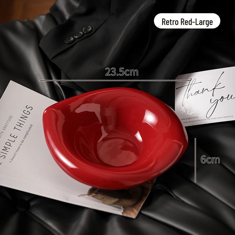 Керамический набор десертных тарелок  Лепесток  Abay, с подглазурной росписью