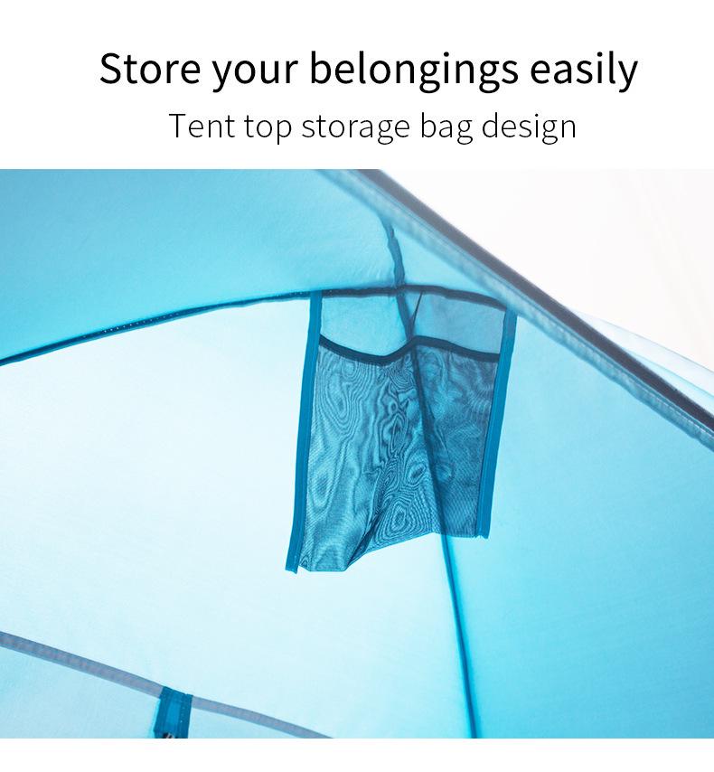 Automatic Double Person Tent with Sunshade & Easy Setup for Beach, Park, & Fishing