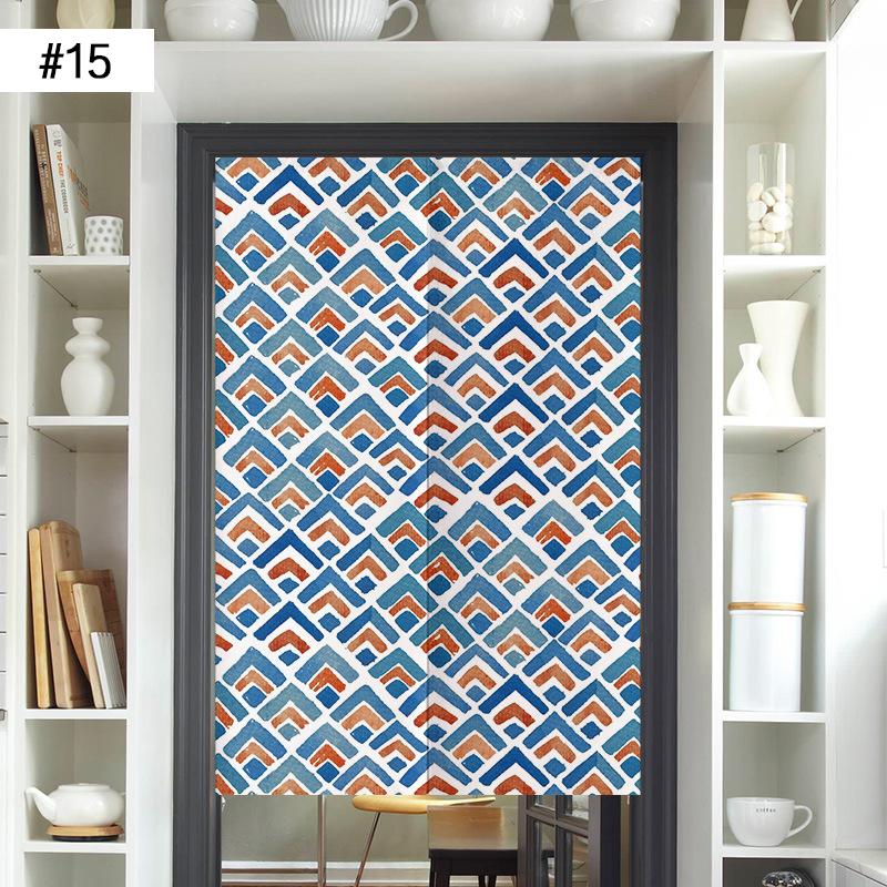 Japanese Door Curtain Screen Cotton Linen Kitchen Doorway Divider Room Partition Bathroom Bedroom Porch Half Curtain Noren