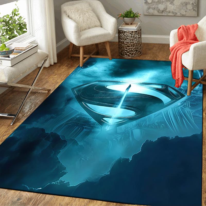 

Super Hero Collective Pattern Area Rug Soft Fluffy Non-Slip Mat for Home Living Room Bedroom 60x90cm