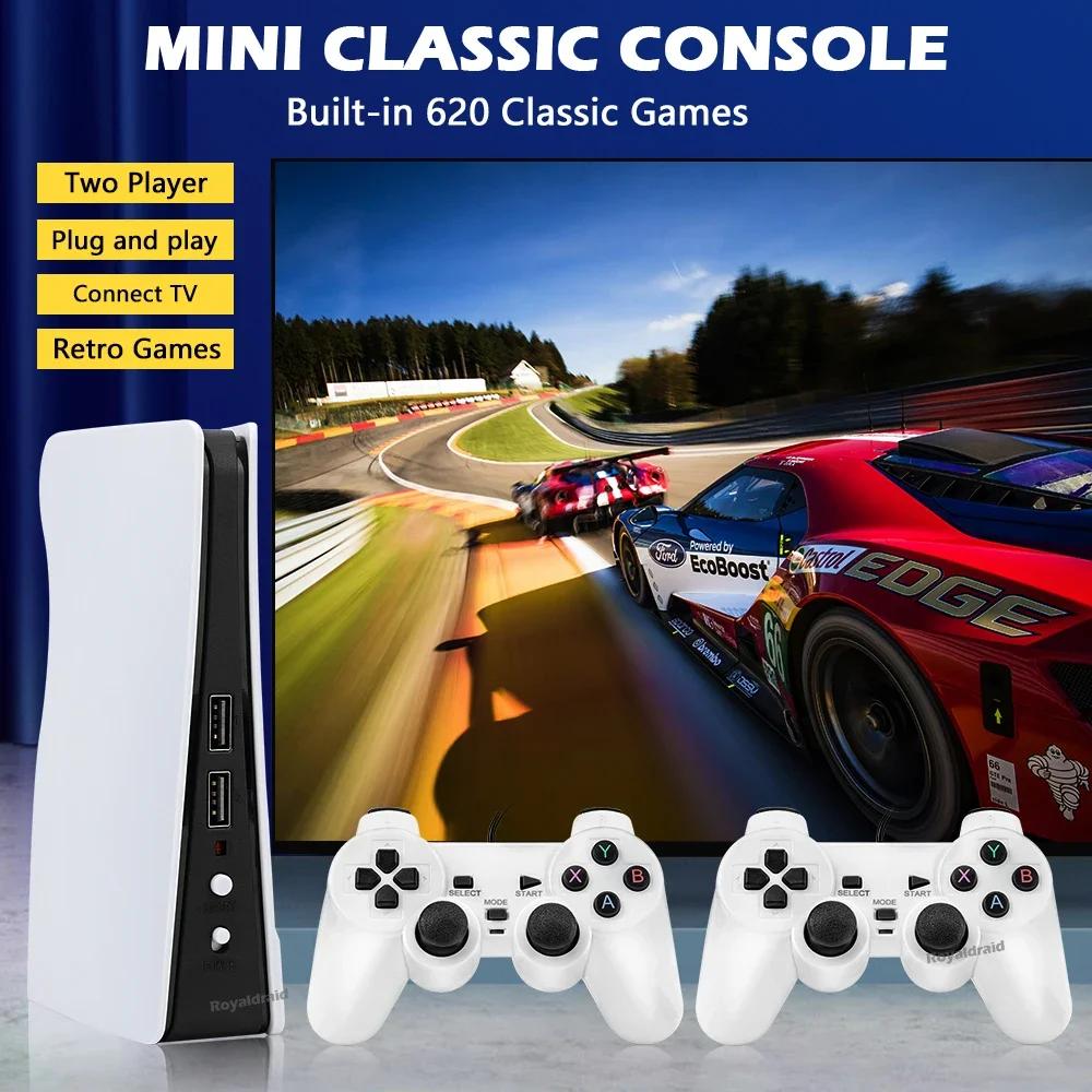 NOVO Console de Jogos GS5 Pro G620 8 Bit USB 2 Jogador de Jogo Portátil com Fio 620 Jogos Clássicos Retro Saída AV Console de Jogos para TV