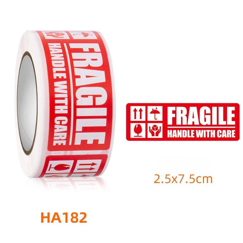 FRAGILE Sticker Handle with Care Do Not Press or Drop Warning Label Self-adhesive Label Roll Sticker