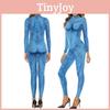 Avatar Inspired Halloween Costume Milk Silk Bodysuit For Fantasy Role Play