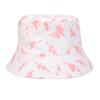 Versatile Hat Style Retro Tie Dye Printing Womens Sunshade Fishermans Hatscaps