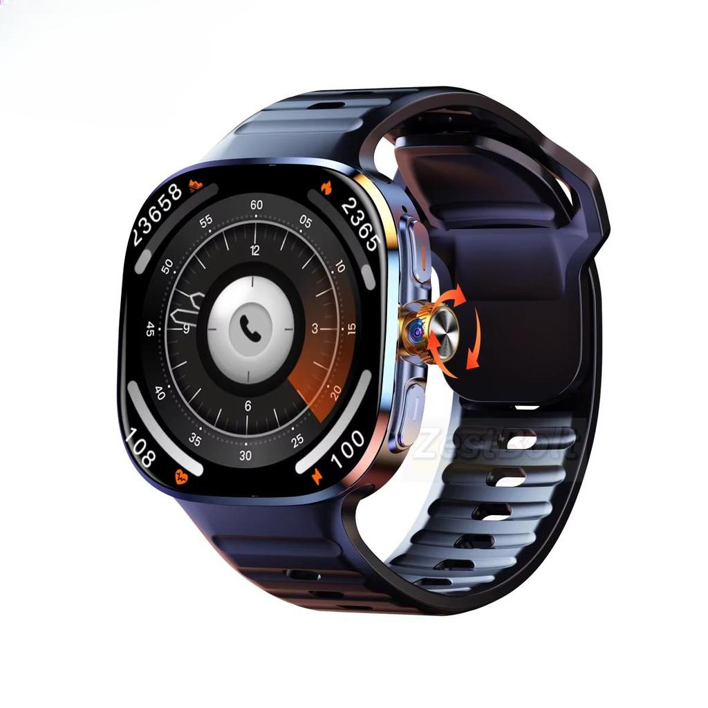 2025 Nuovo M99 4G 5G LTE Android 10.0 Smartwatch Schermo Amoled Grande 2.4 pollici Gioco Orologio Intelligente Batteria 2100Mah per Uomini Donne Adulti Studenti