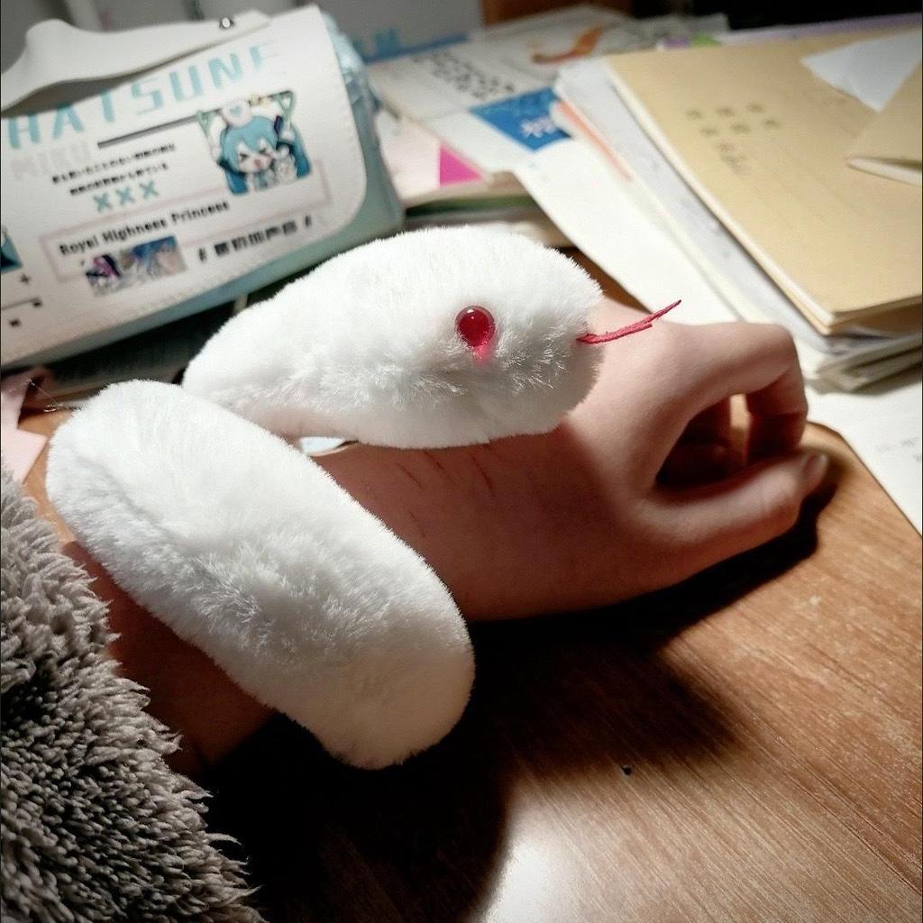 Green Snake Plush Toy - Cute Children's Cloth Doll & Sofa Ornament, Year of the Snake Mascot