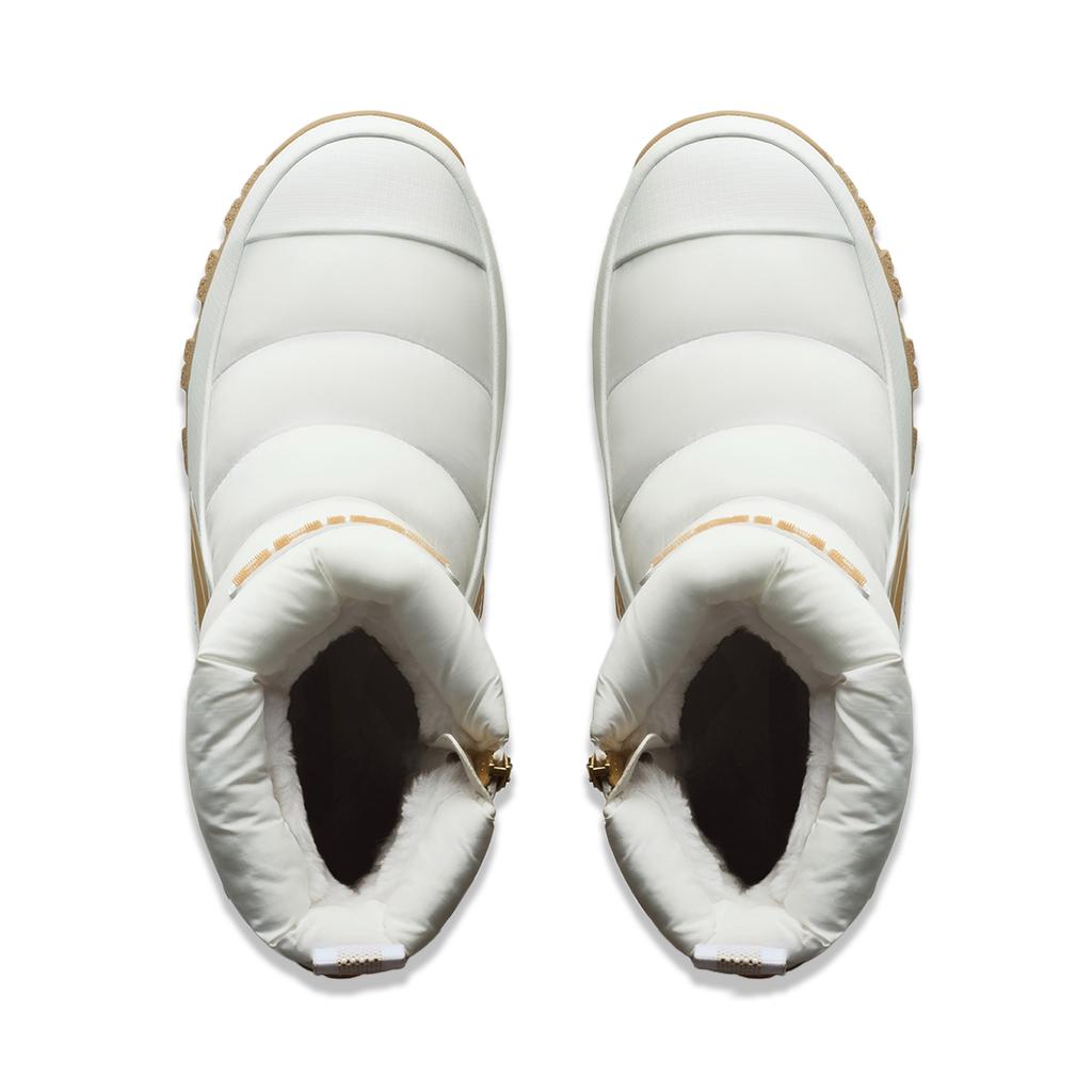 Li Ning Zhong Rong BOOT Abriebfest Dämpfung Rutschfest Kurze Schneestiefel Damen Weiß AGCV508-2