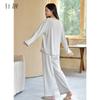 Xuan Liang [7A Antibacterial] 2026 New Pajama Women's Spring and Autumn Tencel Cotton Long Sleeve Lyocell Cotton Home Furnishing Set