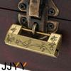 JJYY Vintage Antique Chinese Old Lock Retro Padlock Jewelry Wooden Box Padlock Lock for Suitcase Drawer Cabinet
