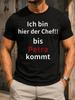 Boss Until Petra Arrives Gerunisex Relationship Joke With Petra In Red Graphic With Vivid Centered Unisex All TShirt
