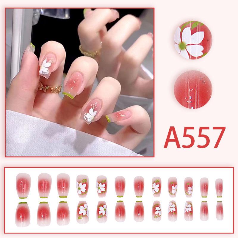 Summer Fresh French Line Cool Style Detachable Nail Art Tips