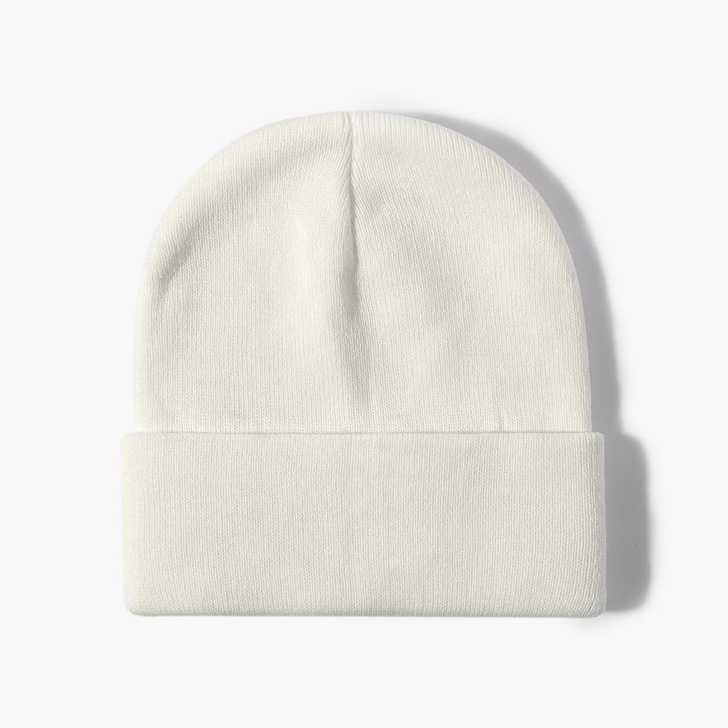 Knitted Wool Hat Autumn And Winter New Face Small Solid Color Light Board Warm And Cold Cover Cold Hat