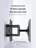 Adjustable Rotating TV Wall Mount Bracket, Retractable & Foldable, Fits 32-80 Inch TVs.