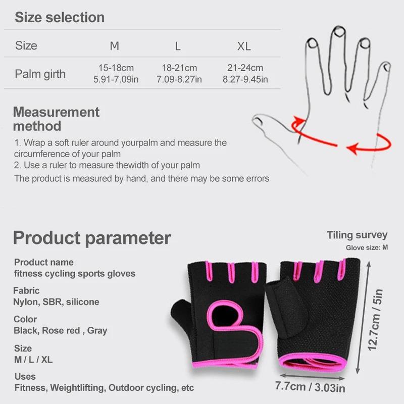 Fashionable Half Finger Gloves For Cycling Outdoor Mountaineering Weightlifting Fitness Sports Training And Protection