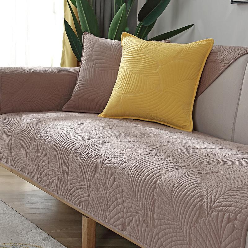 Washed Cotton Sofa Cover Comfortable Breathable Soft Couch Protector for Living Room Home Decor In Multiple Colors Sizes Modern