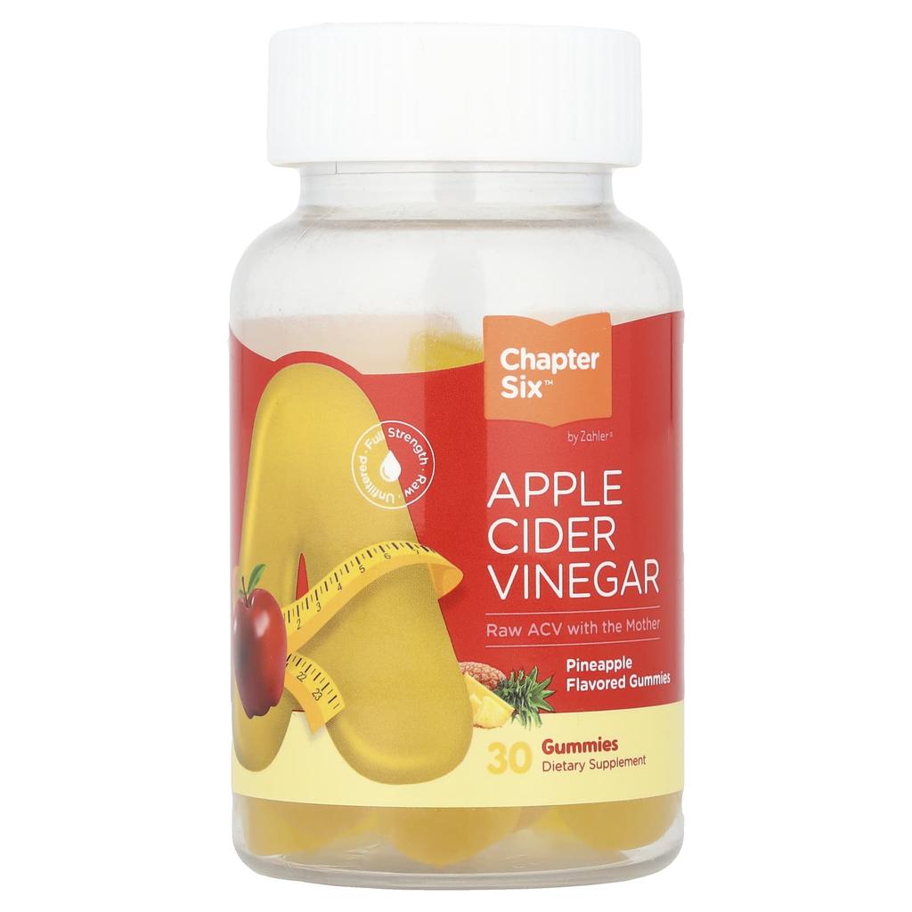 Apple Cider Vinegar Gummies, Pineapple Flavor, 250Mg, 30 Gummies