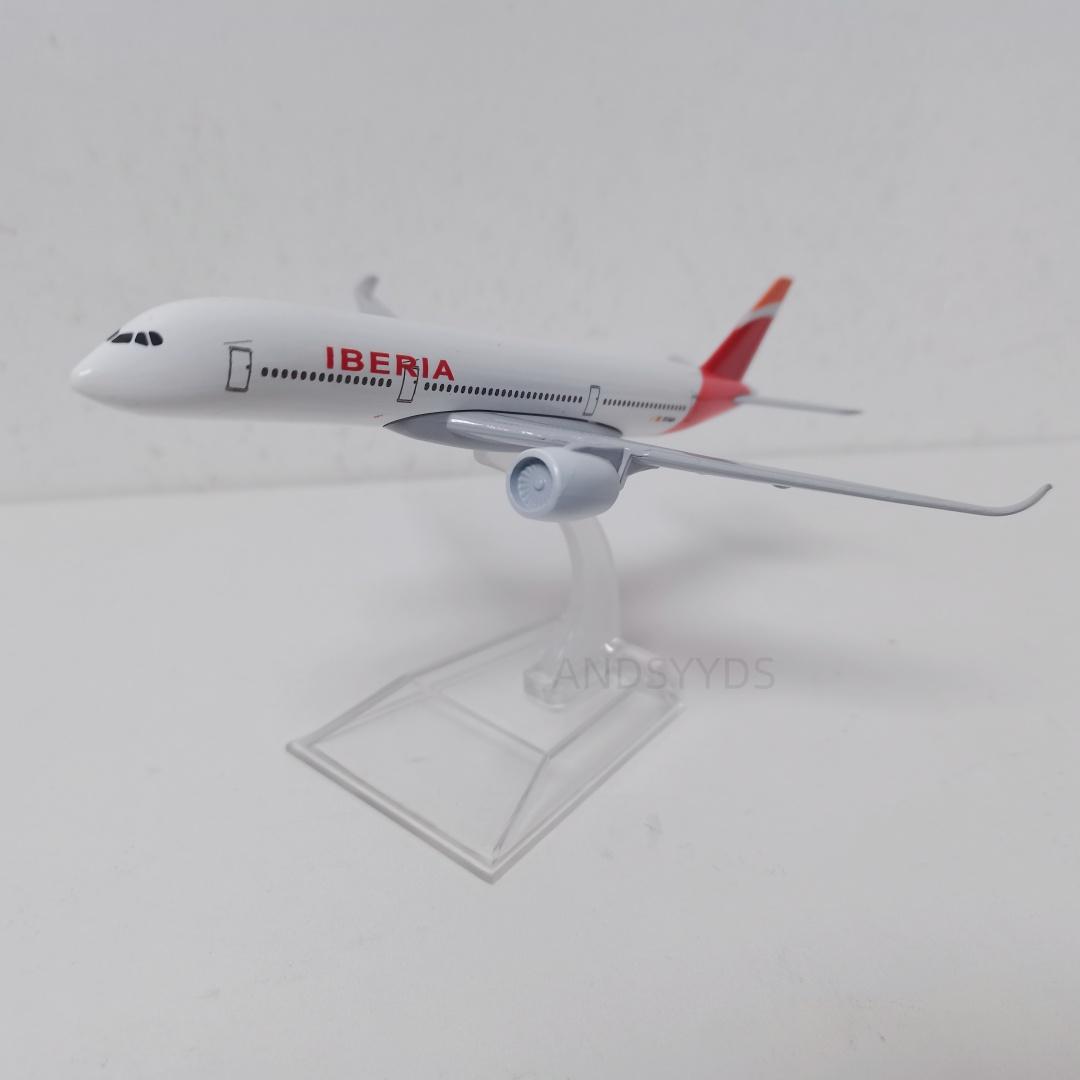 Air Iberia Airways Aircraft 16cm Model 1/400 Scale A350 Aviation Airplane Metal Alloy Plane Model Display Decor