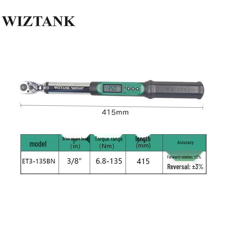 WIZTANK Digital Preset Torque Wrench