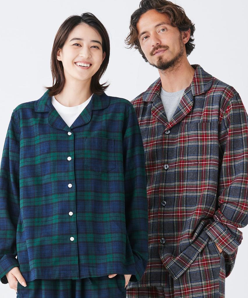 LL Bean Rob Roy Tartan Scotch Plaid Flannel US Size 1000047381 Men's Pajamas, Fit, Regular, Small, Red,