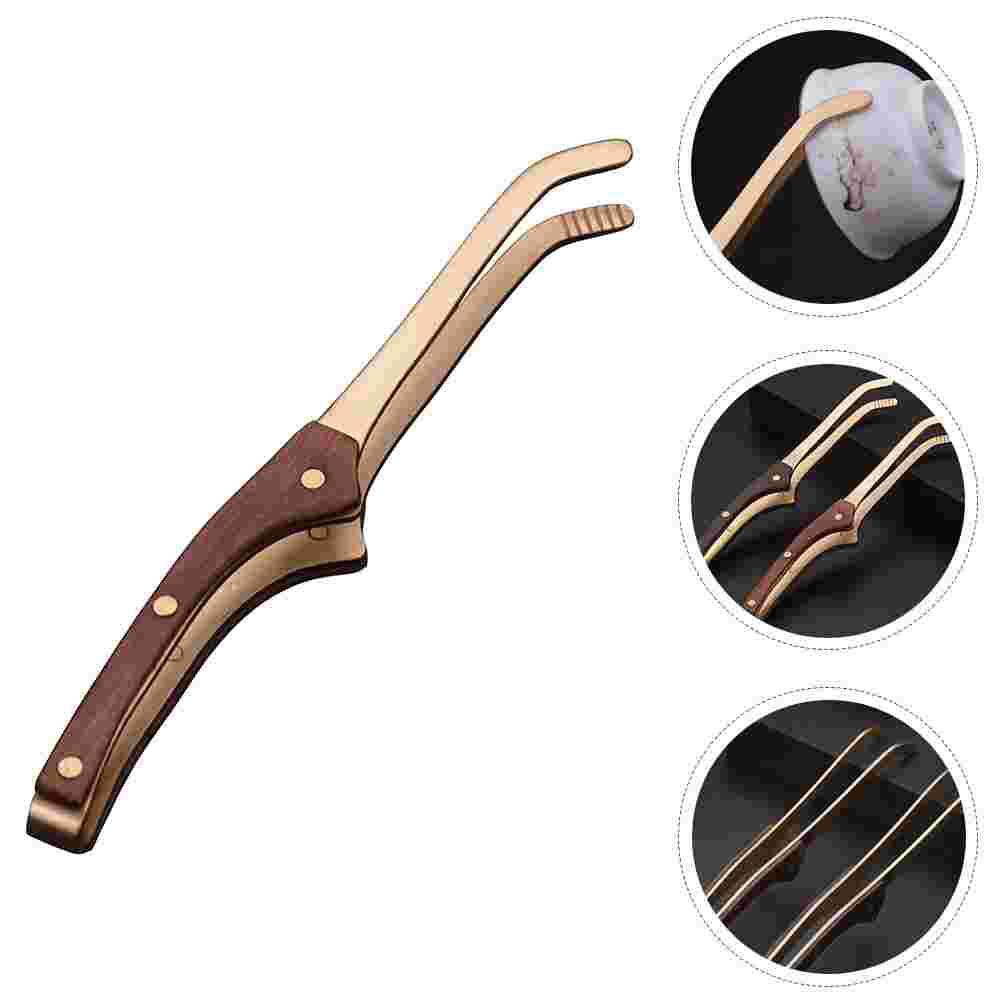 Teezange Vintage Teetasse Zange Zubehör Haushalt Rutschfest Zange Grillzubehör