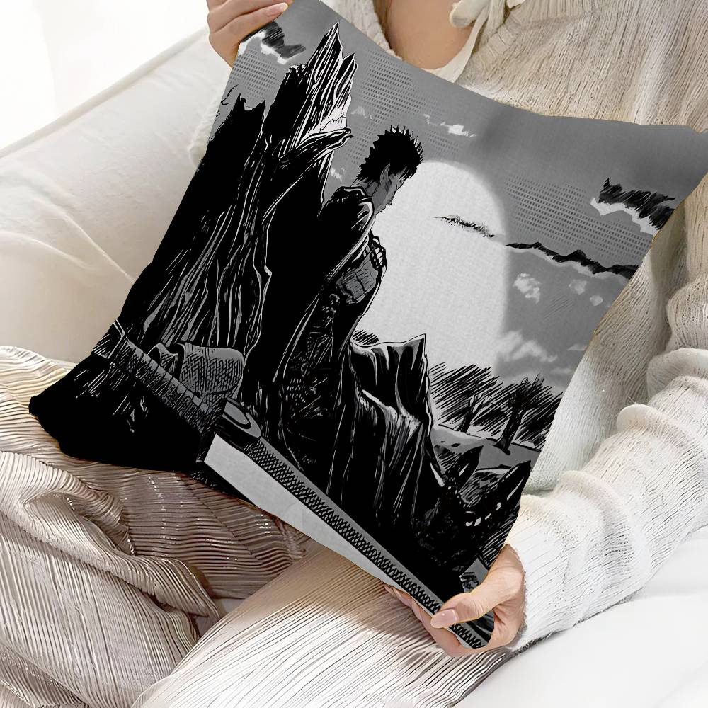 Berserk Guts Hot Anime Pillow Anime Pillow Sofa Bed Head Pillow Cover Cushion Cover 45x45 Cm Fashion