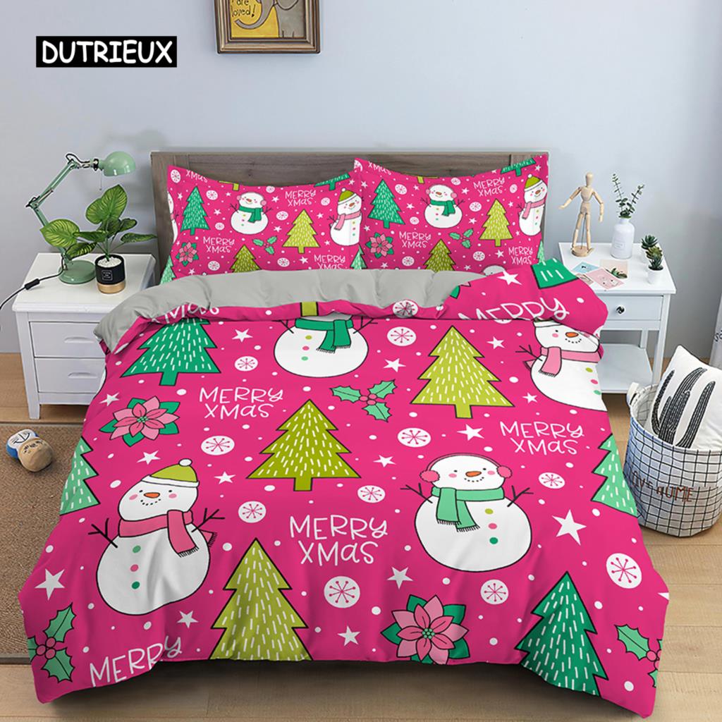 Duvet Cover Merry Christmas Bedding Set Christmas Decorations for Home Christmas Ornaments Xmas Navidad Gifts Happy New Year