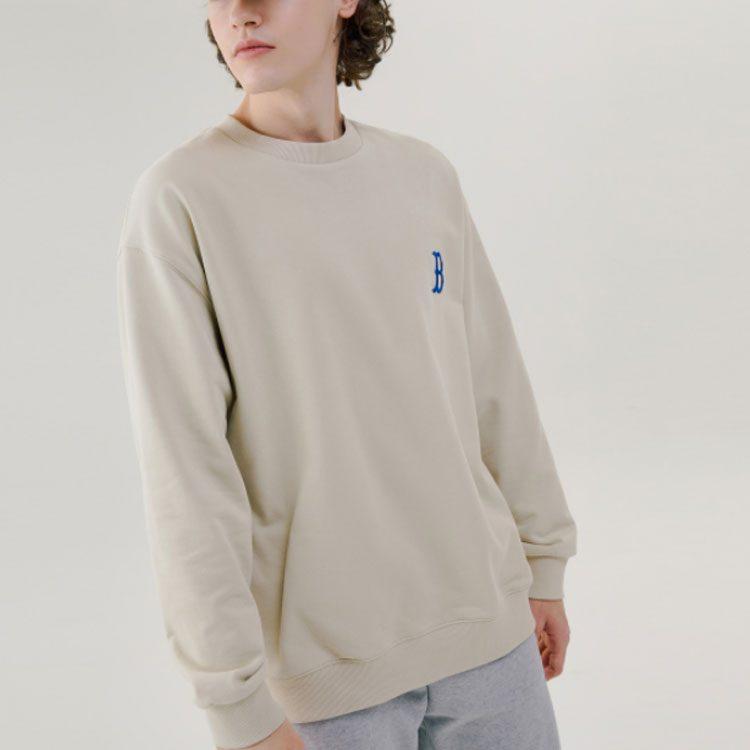 MLB X Disney Sweatshirts Unisex Beige Crew Neck Moderate Other 31MTK2011-43B