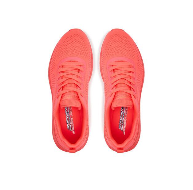 Skechers Bobs Squad Chaos-Cool Rythms 117216/NCOR Koralowy Sneakers