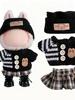 Labubu Doll Clothes 17cm, Labubu Doll Dress Set, Doll Clothing, Small Accessories, Replacement Outfits for Action Figures.