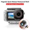 Magnetic Quick Release Waterproof Shell Case For DJI OSMO Action 5 Pro Action 4 3 Underwater Diving Housing Camera Accessories