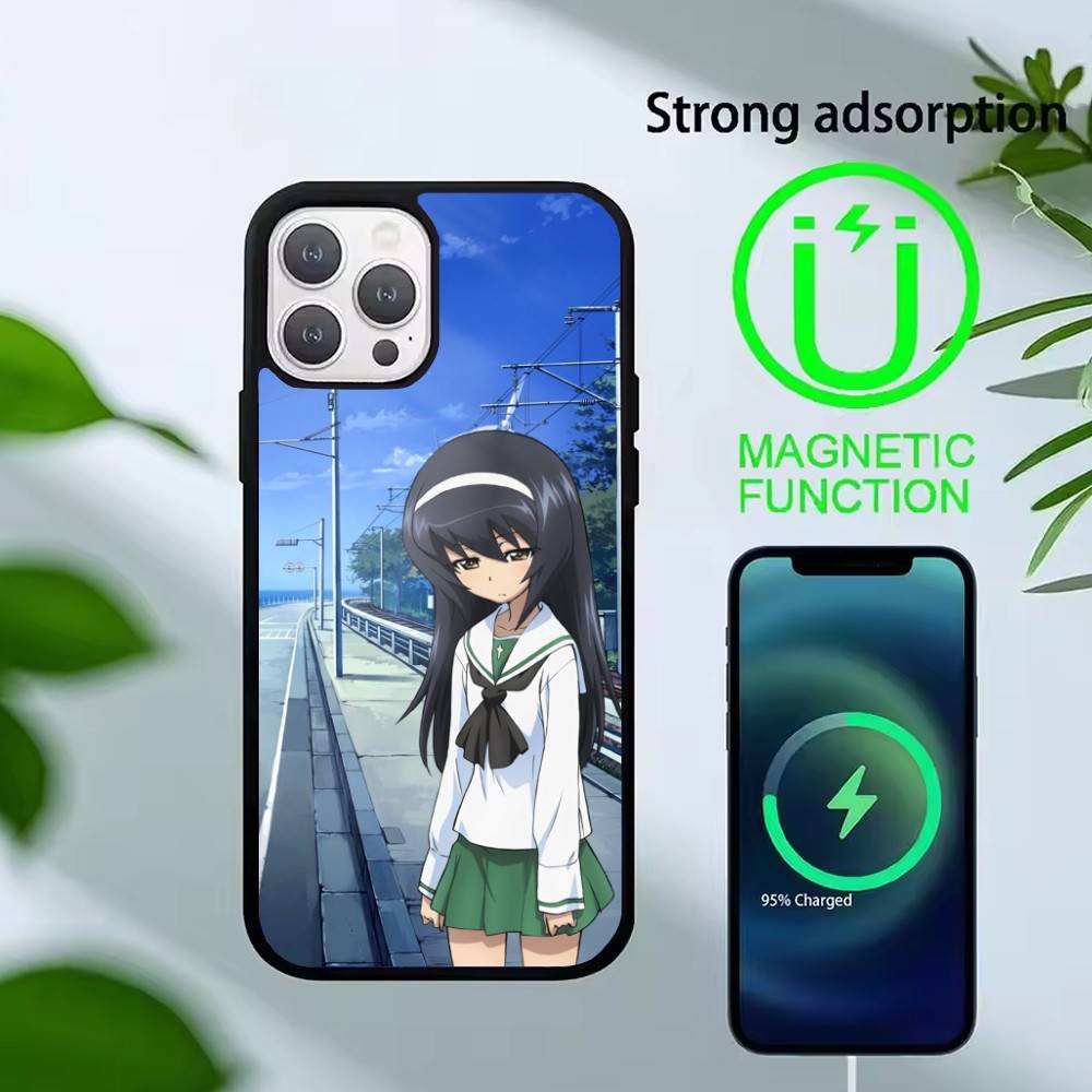G-GIRLS F-Und P-PANZER Phone Case For iPhone17,16,15,14,13 Plus,Pro Max Magnetic For Magsafe Wireless Charging