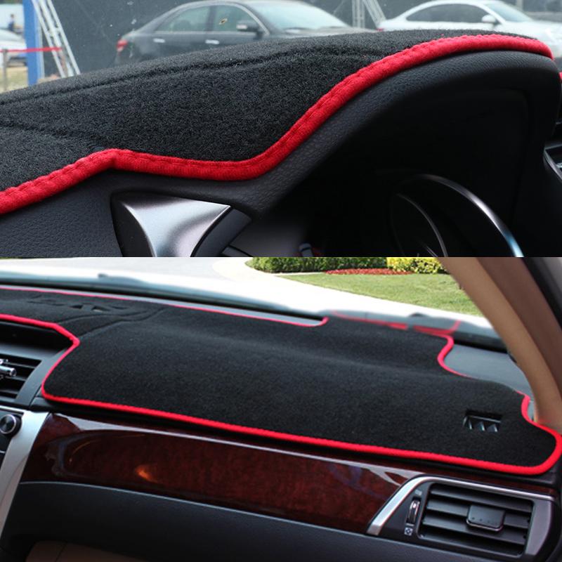 Car Dashboard Avoid Light Pad Instrument Platform Desk Cover Mats Carpets For Toyota Camry 50 XV50 2012 2013 2014 2015 2016 2017