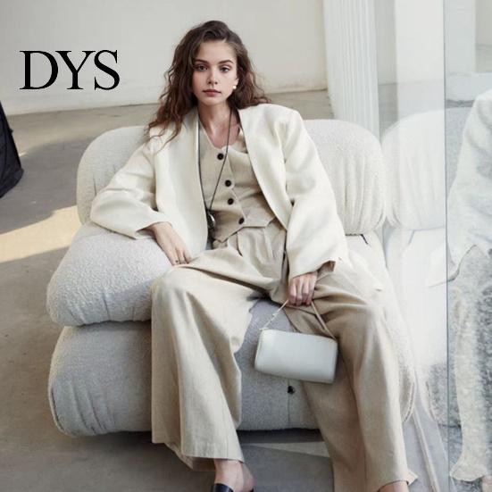 Female Suit Coat Women Collarless Long Sleeve Open Front Jacket Lightweight Solid Color Loose Fit Business Cardigan Office Formal