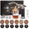 Cocktail Smoker Kit with Torch - Whiskey Smoker Kit with 6 Flavors Smoked Wood Chips - Old Fashioned Drink Smoker Kit for Bourbon, Whisky Smoking