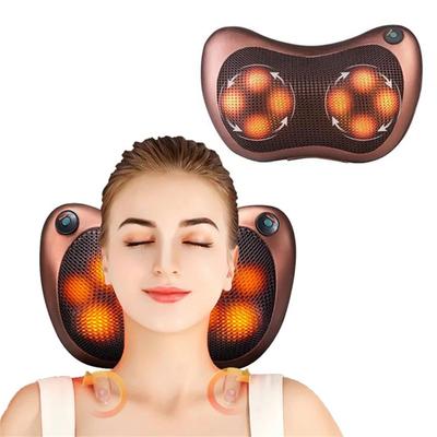 Electric Massage Pillow for Neck & Shoulders - Deep Tissue Kneading Shoulders, and Back Massage Pillow