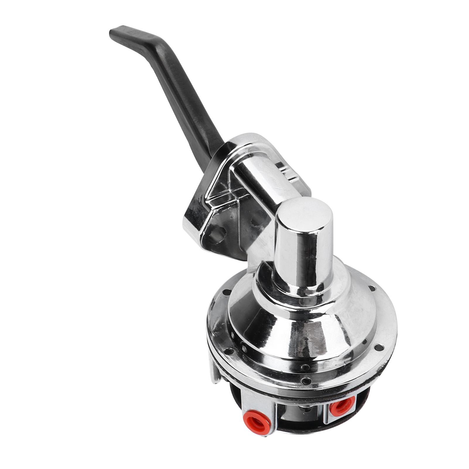 

Mechanical Fuel Pump Double Valve Chrome Plated Replacement for FORD SMALL BLOCK WINDSOR V8 221‑351