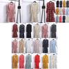 Elegant Floral Chiffon Long Sleeve Casual Vintage Boho Maxi Dress For Women