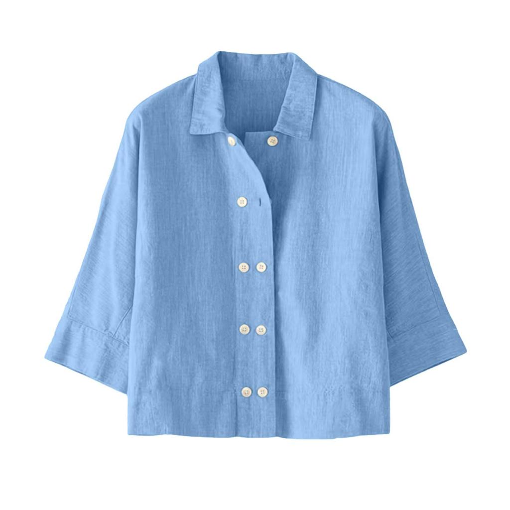 Women's Knit  Short-Sleeve Top Casual Comfortable  Blouse