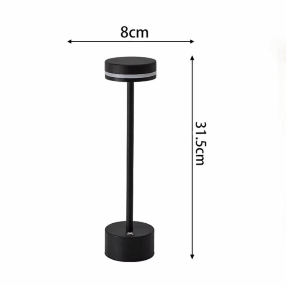 Creative USB Charging LED Night Light Adjustable Brightness Home Decor Touch Table Lamp Stepless Dimming Ambient Light