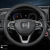Leather Car Steering Wheel Cover for Honda CRV Ridgeline HRV Prologue URV Accord ZRV Odyssey WRV BRV Accord Pilot Fit Passport