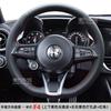 Hand Stitched Sports style Genuine Leather Car Steering Wheel Cover For Alfa Romeo Stelvio Giulia - car Interior