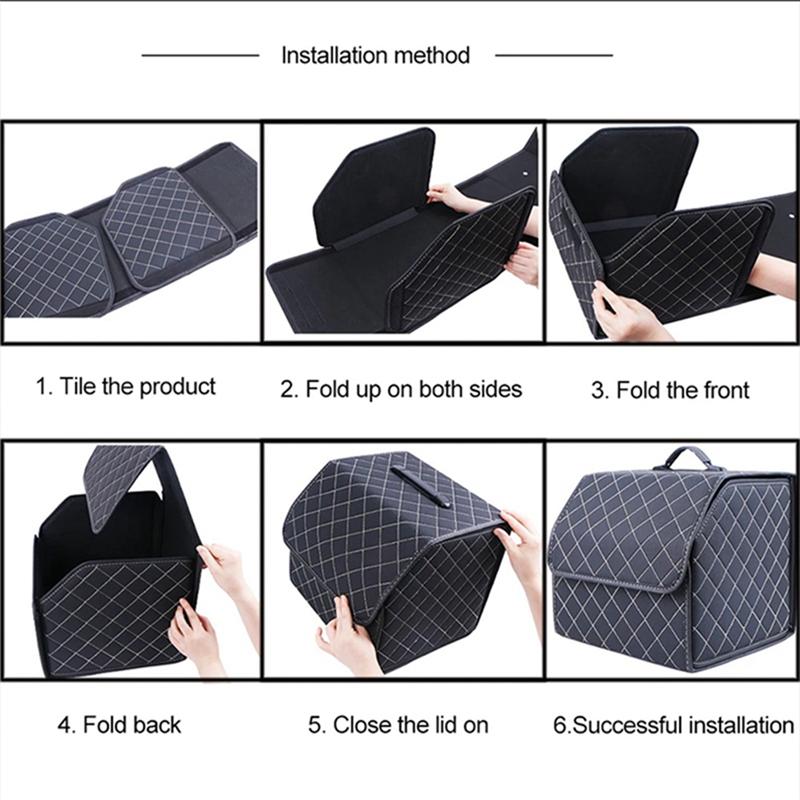 Good-Car Multi-Tool Large-Capacity Storage Bag Leather Organizer Storage And Finishing Leather Storage Box