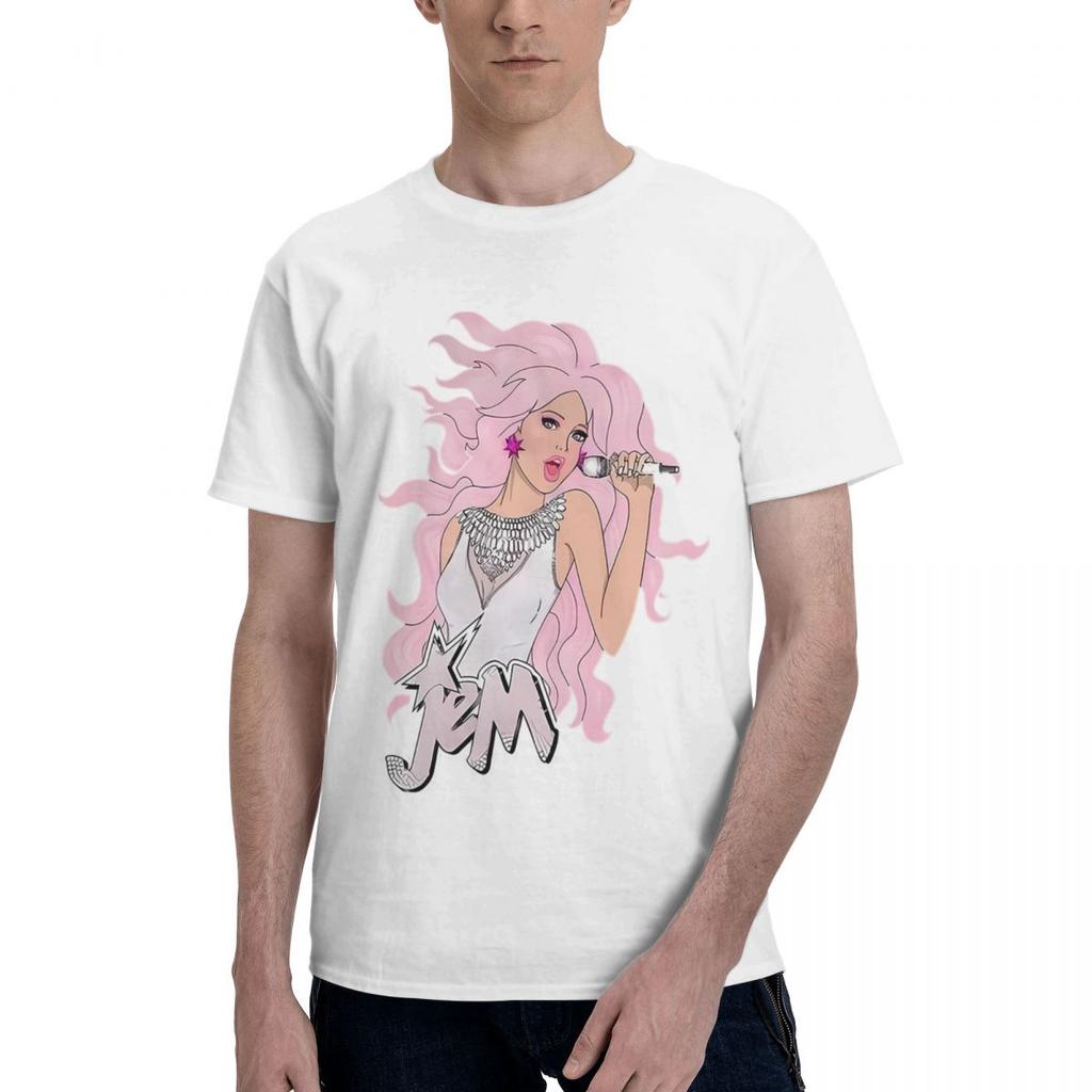 Dazzling Diamonds Jem And The Holograms 100 Cotton Casual Breathable Confortable T Shirt Short Sleeve TShirt T Shirt Men